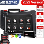Ancel X7 HD 24v Heavy Trucks Diagnostic Scan Tool 2IN1 ODB2 Scanner OBD Diesel for Bendix for Cummin