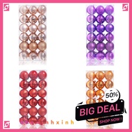 SET of 6/12 Christmas Decorative Balls 8CM Model E6 Christmas Decor GDTPKSS434