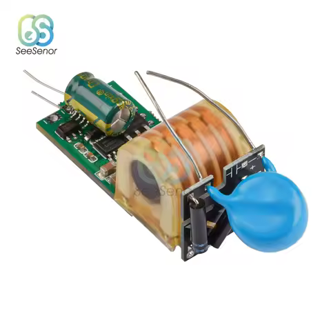 1PCS DC 5V-12V to 5KV-15KV High Voltage Generator Step-up Inverter Arc Igniter Coil Module Boost Boa