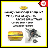 CRANKSHAFT Y110 HPSP: RACING CRANKSHAFT COMP.SET Y110/SS-II MODIFIED TO RACING SPRINT HPSP RACING