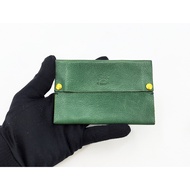 original IL BISONTE green leather tissue case