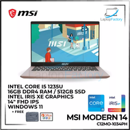 MSI Modern 14 C12MO-1034PH i5 1235U 16GB RAM 512 SSD