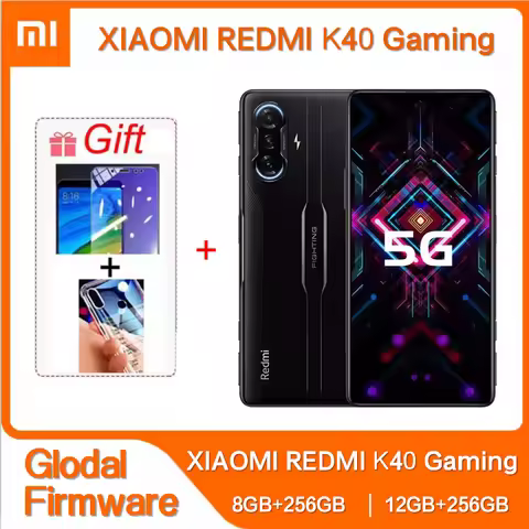 Original Xiaomi Redmi K40 Gaming Smartphone Android 11 MIUI 12.5 5020 mAh Octa Core 67W Fast Chargin