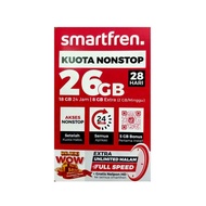 MURAH!! VOUCHER SMARTFREN 26GB NONSTOP NASIONAL