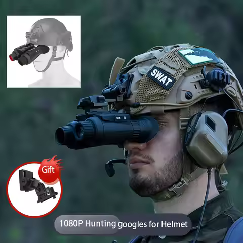 3D Night Vision Binocular Goggles NV8300 Wildlife Camera Telescope Hunting Googles for Helmet 1080P 