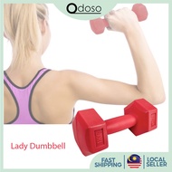 ODOSO DumbBell 007 Lady Dumbbell (1kg/2kg/3kg/5kg) Fitness at Home Weight Training (1 Pcs)