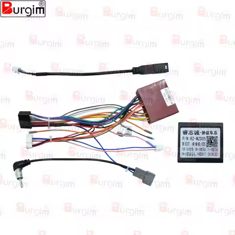 16PIN Android Radio Power Cord Cable For Mazda 3 Mazda3 BL BK Axela Mazda 5 Mazda5 CW Car stereo Har