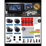 TSA 360 Panorama 3D Super HD Night Vision Bird View Camera System With Car Android Player new