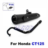 For Honda Ct125 CT 125 Escape Moto 51Mm Motorcycle Exhaust Slip-On System Front Link Pipe Cover