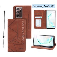 Casing Samsung Galaxy Note 20 Note 20 Ultra Flip Cover Wallet Hp Case Wallet Leather Cover