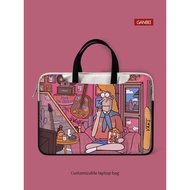 laptop sleeve American Retro Laptop Bag - Stylish and Functional Fit Up to 15 Inches | 53cm Capacity