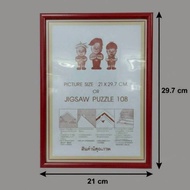 Red Photo Frame A4(29.7x21cm.) A4 (29.7x21cm.)Red (Add Color To Memory With A Minimalist Design Fram