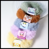 【🤎 ACCESSORIES 🇸🇬 STOCK】OLA4 🆓️ NORMAL MAIL FOC ■ DISNEY DUFFY FURRY FLUFFY  HAIR TIE RUBBER BAND STELLA LOU COOKIE