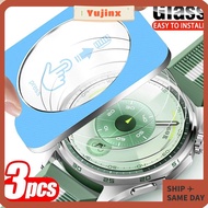 YUJINX 3Pcs Tempered Glass Films, Anti-Scratch With Alignment Tool Screen Protector, HD 41/46MM Easy