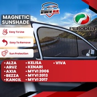 Perodua Magnetic Sunshade ALZA/AXIA/ARUZ/BEZZA/KANCIL/KENARI/KELISA/MYVI/ATIVA/AXIA2023