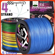 Sougayilang 100m 300m Fishing PE Line  4 Strands Braided Fishing line 18-66LB For Outdoor Fishing