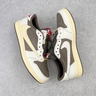 ●℡✎【LJR Batch】Travis Scott x Nike Air Jordan 1 Low OG “Reverse Mocha” Basketball Shoes Casual Sneake