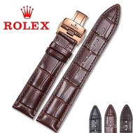 12/13/14/15/16/17/18/19/20/21/22/23/24/26mm Suitable for Rolex Submariner Leather Watch Strap