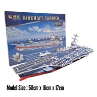 BIG SIZE 3d Puzzle | AIRCRAFT CARRIER USS GERALD R.FORD | 3d Puzzle - Large Pazel