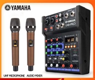 Yamaha Mixer G4 Audio Mixer Bluetooth With 2 PCS High Quality Wireless Microphone