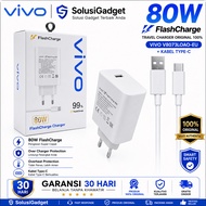 Vivo Charger 80W FlashCharge USB Type C Adapter Original