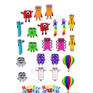 24pcs number block Cupcake Topper