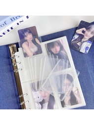 20 Pcs 58x89mm Vertical Compact Hard Card Holders, Clear 3 Inch Postcard Protective Sleeves For Kpop