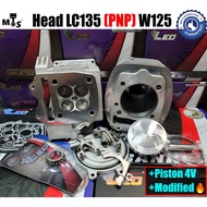 👍(W125 4V) HEAD LC 135 UBAH MASUK Wave125 LC135 SUPER HEAD PNP Wave Wave 125 EX5 (24/27 25/22 23/20) 4VALVE LEO Racing