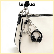 LANHUA Music Headphone Bag Charms, Bag Decoration Y2K Headphone Charms, Cute Hanging Keychain