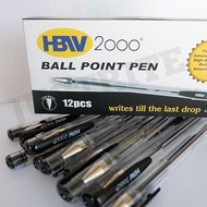 Ballpen HBW 2000 Ball Point Pen 12s black blue red