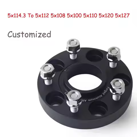 Customized Conversion Wheel Spacers Aluminum Wheel Spacer Adapter Kit 5x114.3 To 5x112 5x108 5x100 5