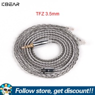 KBEAR สายหูฟังโทรศัพท์ Mmcx/ 2PIN/QDC /Tfz สายหูฟังสำรอง2.5/3.5/4.4Mm สายหูฟังอัพเกรดสำหรับ BLON BL0