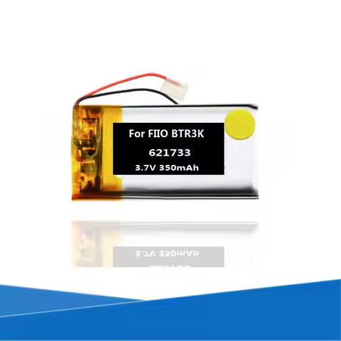 Original Replaces 350mAh 621733 Battery For FIIO BTR3K Clip Earphone Handsfree