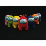 GANTUNGAN Among us game doll keychain
