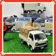 2.4G Remote Control Mini Van Micro Card Box Cargo Truck RC Transport Vehicle Toy for Boys