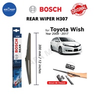 Bosch Rear Wiper H307 for Toyota Wish ZGE20 (Year 2009-2017)