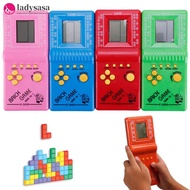 Ladysasa LCD Game Classic Vintage Tetris Brick Handheld Arcade Pocket Toys B8G9