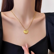 Titanium Necklace, Premium Quality Rhinestone Gold Necklace