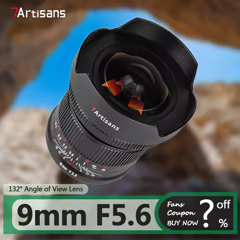 7artisans 9mm F5.6 ASPH. Full Frame with Rear ND Filter for Humanities Photography with Sony E A7RII