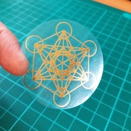 【宇能】 麥達昶貼紙 4.5cm* 20 個 (10絲厚) 神聖幾何符號