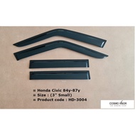 Honda Civic 84y-87y Door Visor / Window Vent Visor Deflectors