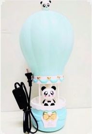 帳號內物品可併單  超可愛超療癒卡通Panda熊貓hot air balloon熱氣球檯燈LED檯燈Desk Lamp創意禮品37*16*16cm小夜燈night light床頭燈檯燈頭生日禮物聖誕禮物