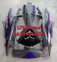 ชุดสี เฟรม mio 2 ตา มีโอ 2 ตา  MIo mx115 รุ่นปี 2009-2011 ครบชุด 5 ชิ้น สีเทาแลมโบ งาน ABS  รับประกั