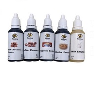 [Halal] Dark Chocolate Coffee Cappucino Mocha Milk Emulco 35g-40g