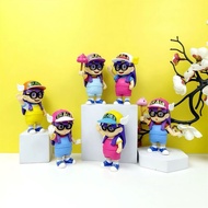 6Pcs 9.5CM IQ Doctor Arare Koyun Handheld Poop Koyun Anim Toy Model Gashapon Doll Display DIY Decora