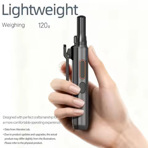 ALERVITES 2PCS AT1 POC Public Network Walkie Talkie Unlimited Global Communication Range Ultra-thin 