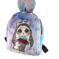 MATA 9.9 - LOL LED Fur Backpack with Eyes & Around