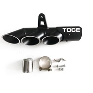 Universal รถจักรยานยนต์ท่อไอเสียท่อท่อท่อไอเสียท่อดัดแปลงท่อท่อไอเสียสำหรับยามา ฮ่า R 6 ซูซูกิ gsr 6