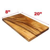 SANDERWOOD Rectangular Wooden Chopping Board / Cutting Board - 1x8x20 inches