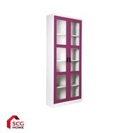 Kiosk Furniture ตู้สูงMAXBOOK 2 บานเปิดกระจก